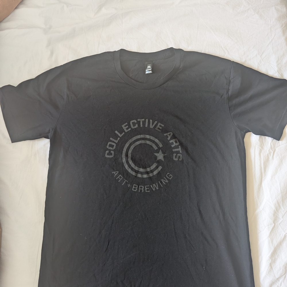 Staple Black Short Sleeve Tee with Circular Design